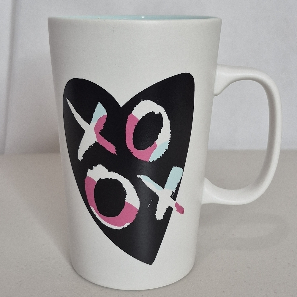 Starbucks XOXO Color Splash Tall Ceramic Mug